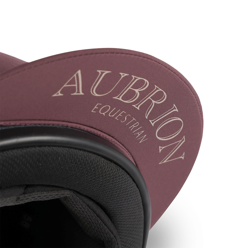Shires Aubrion Equestrian Hat Cover - Thistle-1