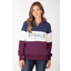 Rydale Ladies Byland Sweatshirt - Rydale Berry/White/Denim