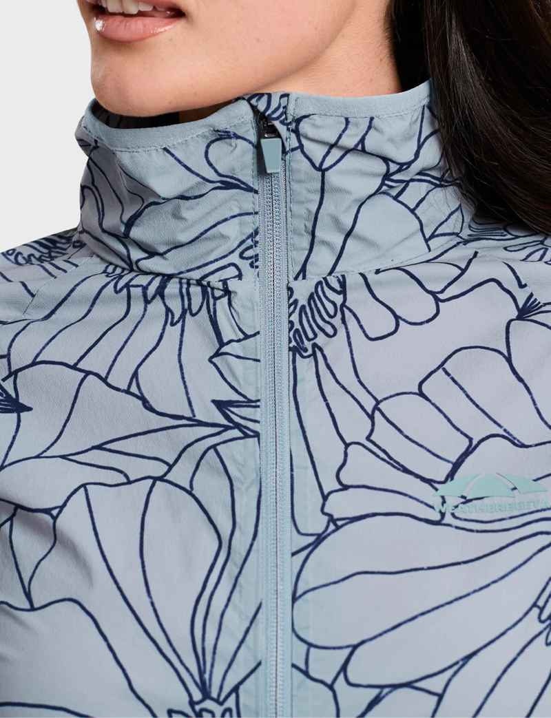 WeatherBeeta Lightweight UV Jacket - Bluestone/In Bloom Ladies-5