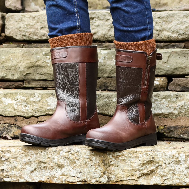 Brogini WB138 Abruzzo Mid-Calf Country Boots - Brown-2