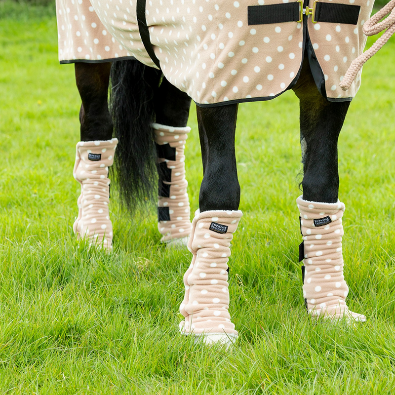 Supreme Products Dotty Fleece Boots - Luxurious Latte