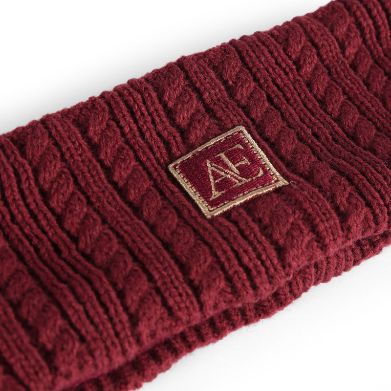 Shires Aubrion Equestrian Knit Head Band - Port-1