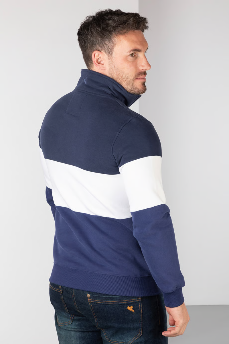 Rydale Men's Byland Sweatshirt - Rydale Navy/White/Denim-4