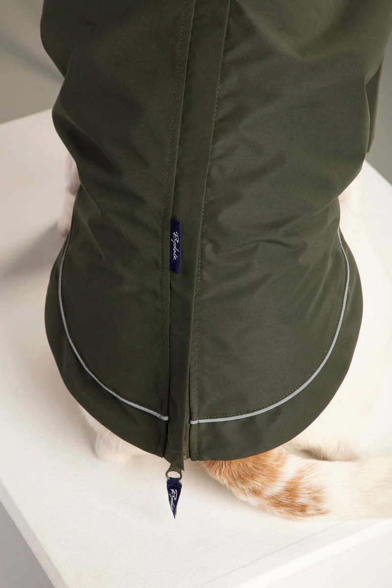 Rydale Yapham Dog Raincoats - Dark Khaki-2