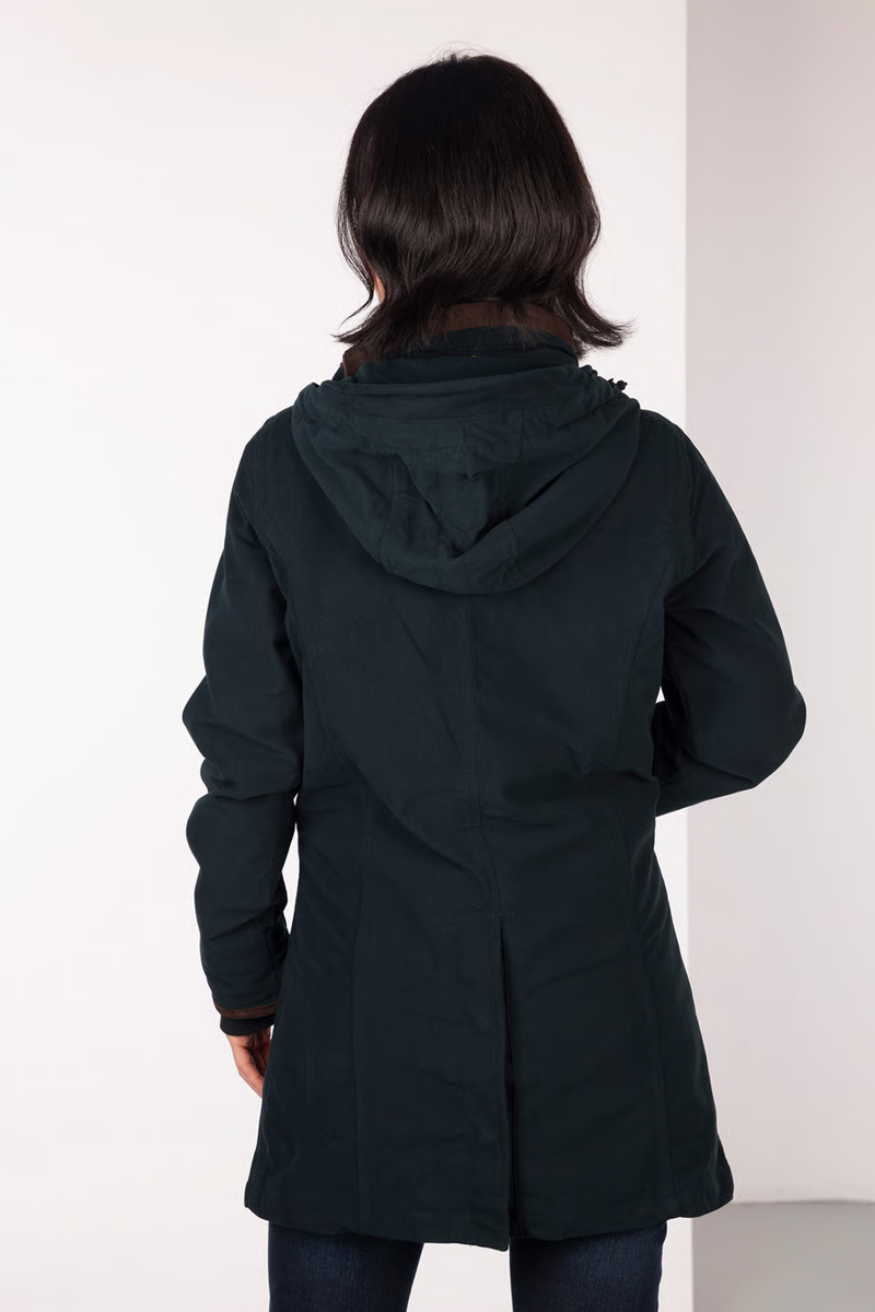 Rydale Ladies 3/4 Length Coat Danby - Navy-3