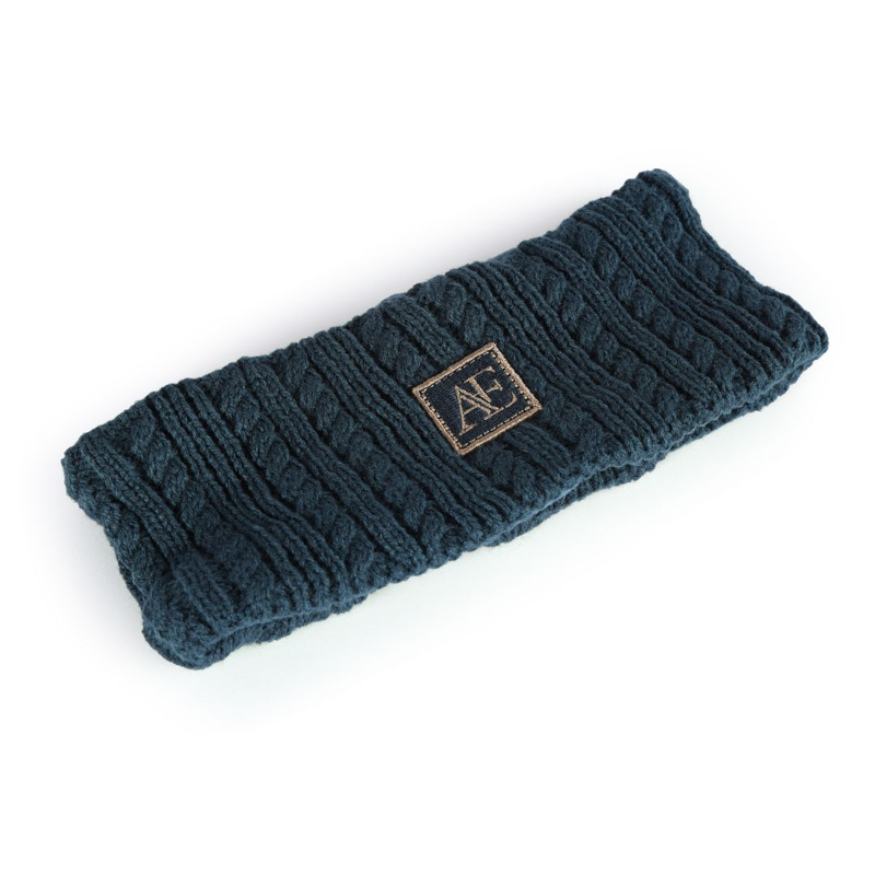 Shires Aubrion Equestrian Knit Head Band - Estate Blue