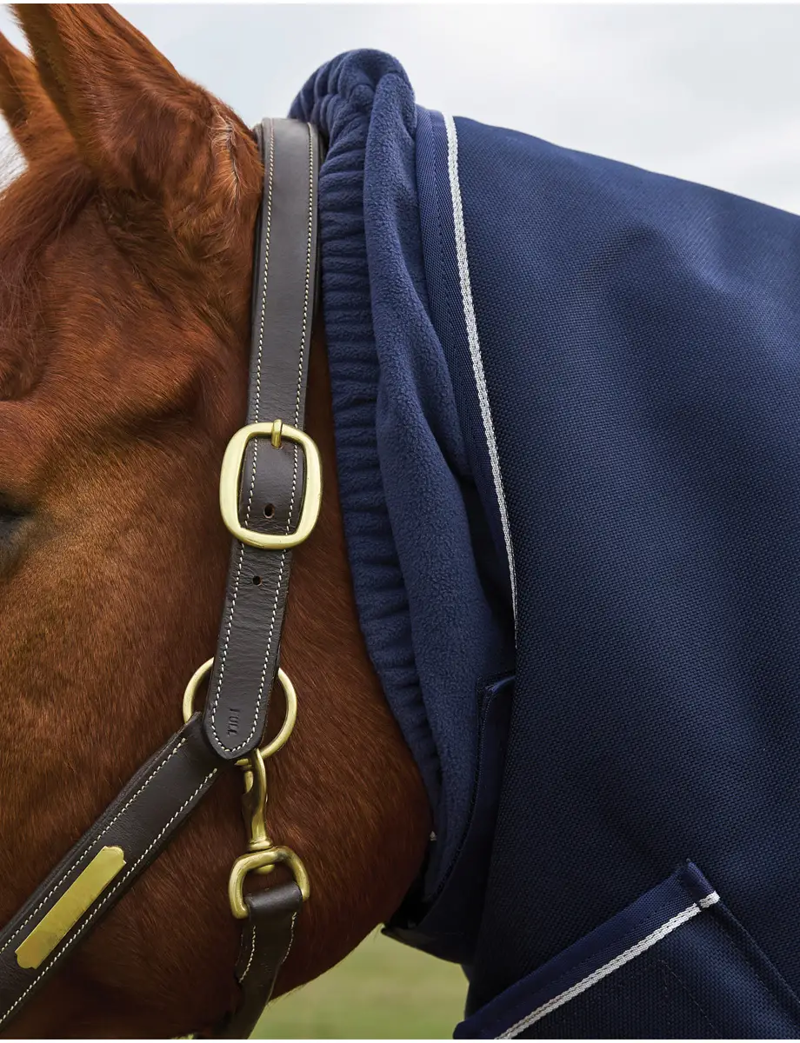 WeatherBeeta ComFiTec 220g Ultra Turnout Neck Cover - Navy-3