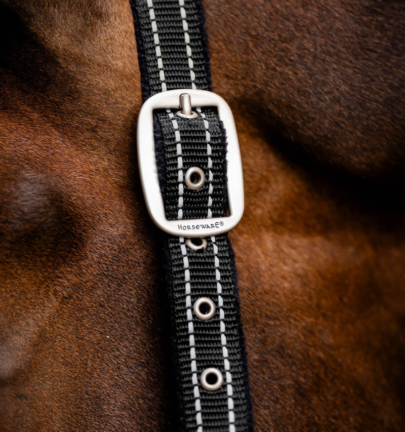 Horseware FieldSafe Headcollar - Black/Reflective-2
