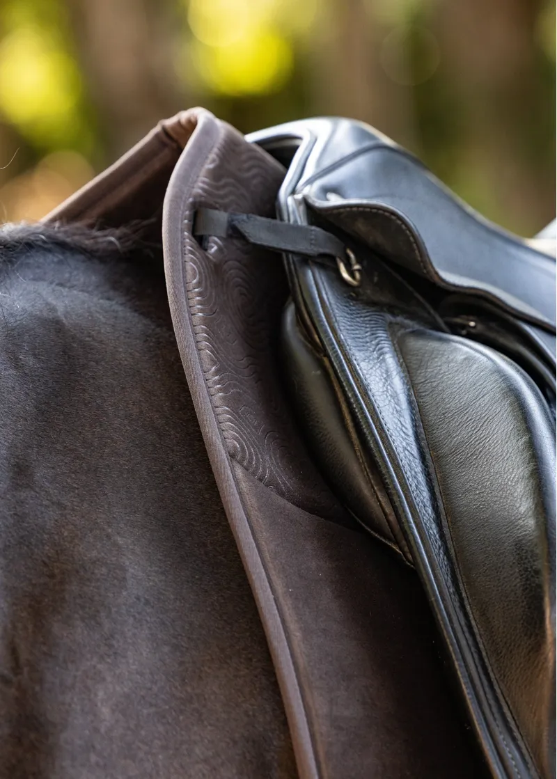 Woof Wear Elite Comfort Dressage Saddlepad - Chocolate-2