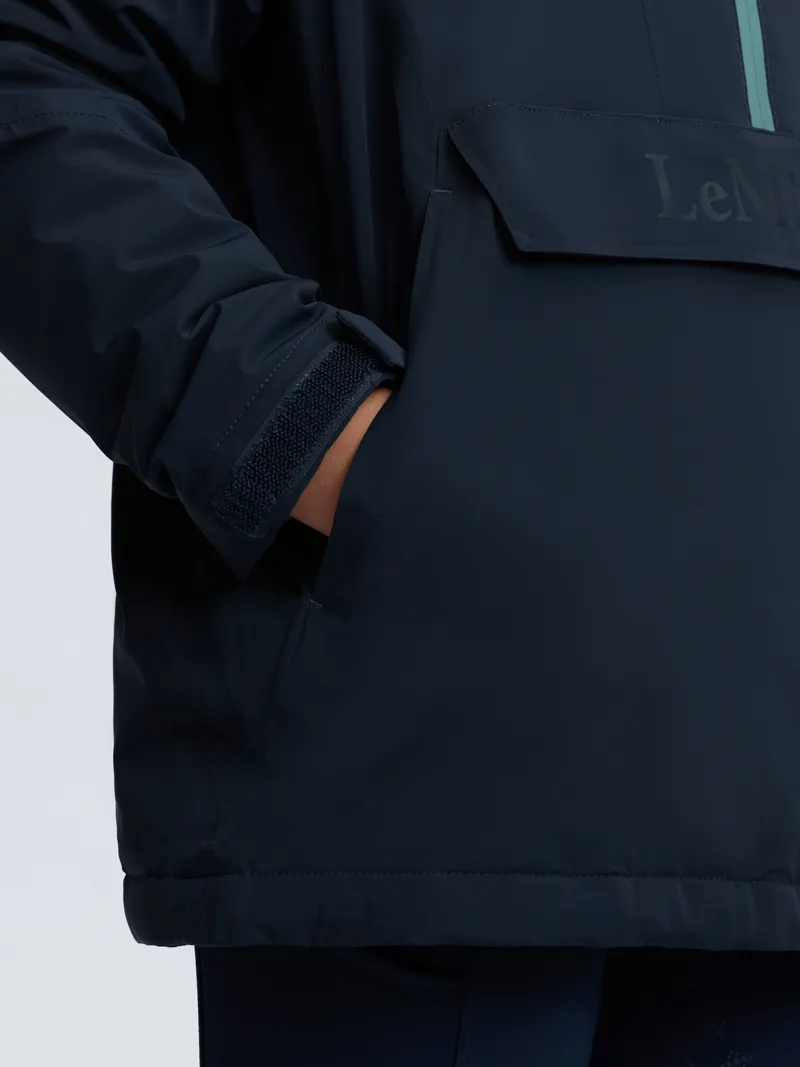 LeMieux Young Rider Bailey Waterproof Anorak - Navy-5