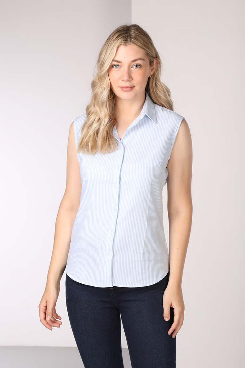 Rydale Ladies Matilda Hannah Sleeveless Country Shirt - Matilda Cloudless-3