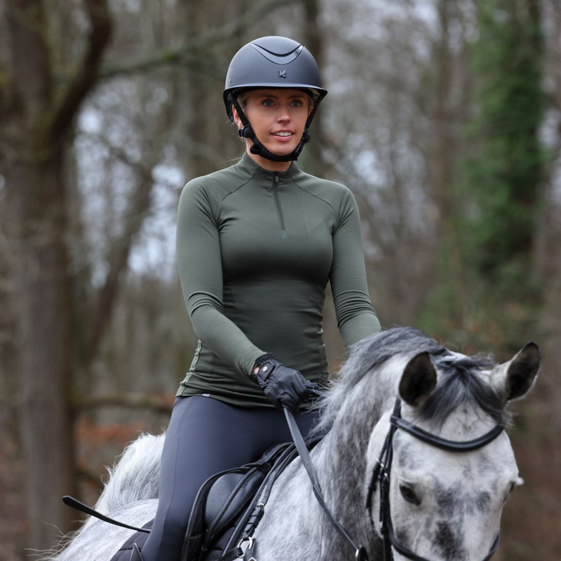 Shires Aubrion React Winter Base Layer - Khaki-8