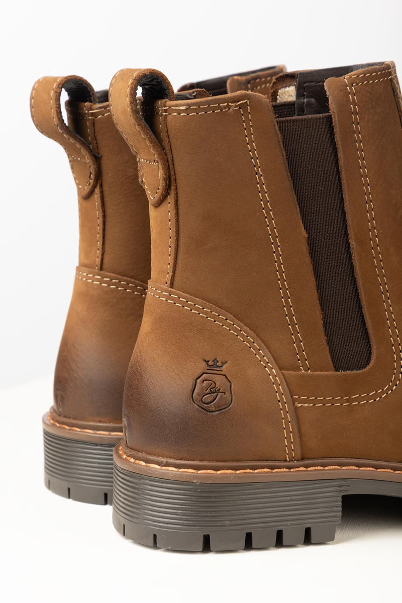 Rydale Kilburn III Ladies Pull On Leather Yard Boots - Tobacco-2