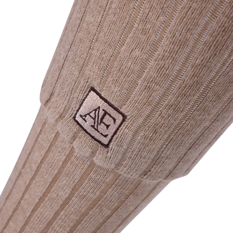 Shires Aubrion Equestrian Knit Boot Socks - Oat-1