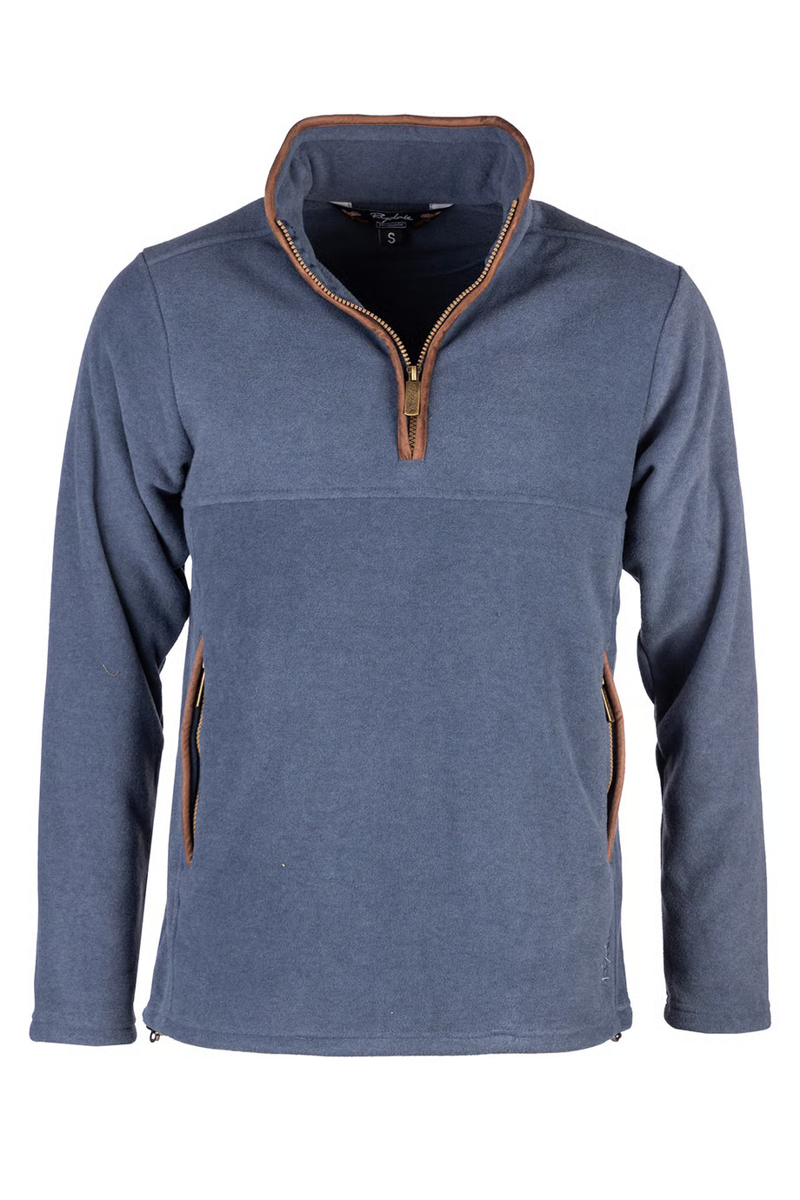 Rydale Huggate Men's Overhead Fleece - Mid Navy
