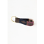 Rydale Leather Loop Askwith Polo Keyring - Berry/Navy/Gold