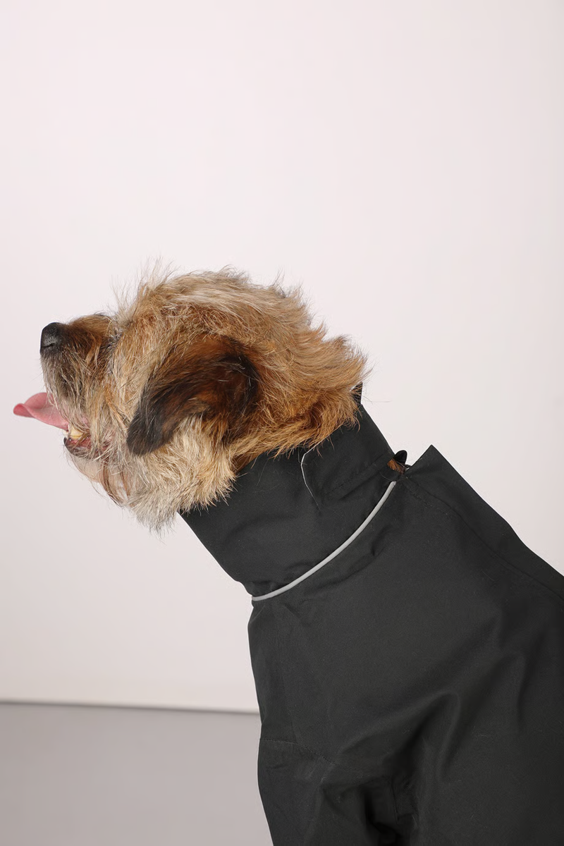 Rydale Yapham Dog Raincoats - Black-3