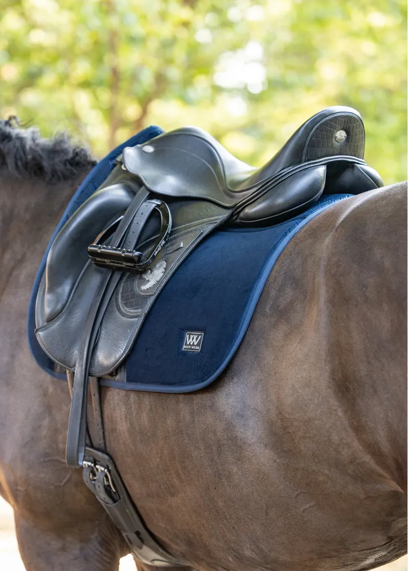 Woof Wear Elite Comfort Dressage Saddlepad - Navy-1