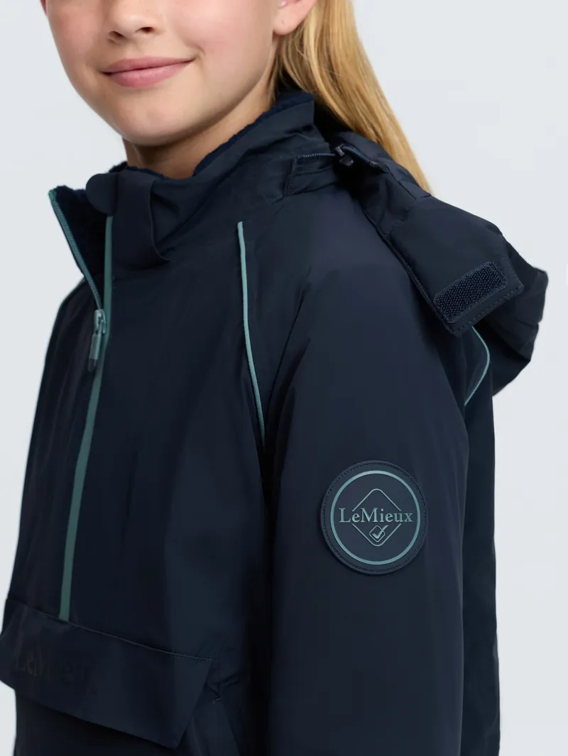 LeMieux Young Rider Bailey Waterproof Anorak - Navy-3