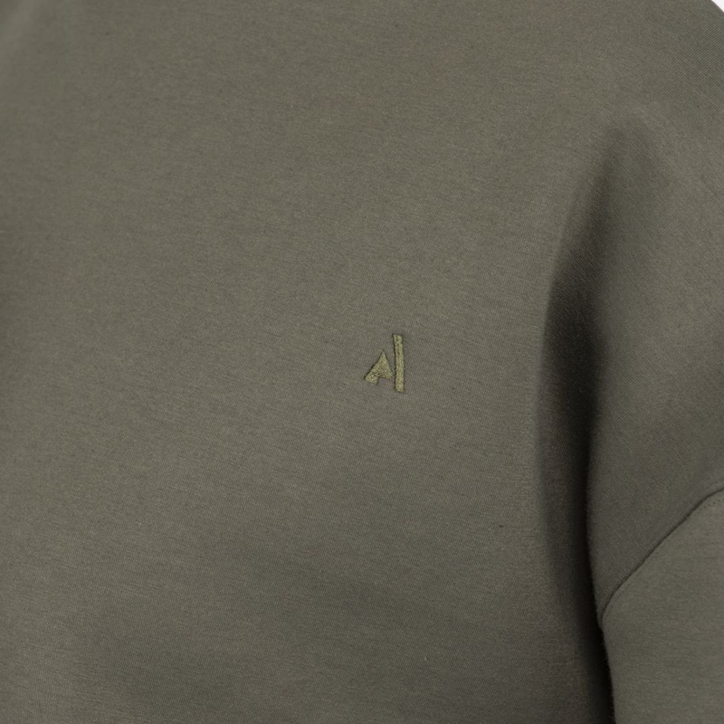 Shires Aubrion React Sweatshirt - Khaki-6