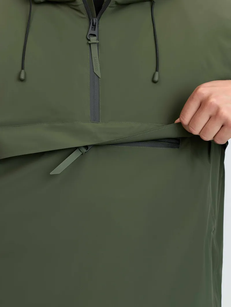 LeMieux Mens Waterproof Anorak - Olive-2