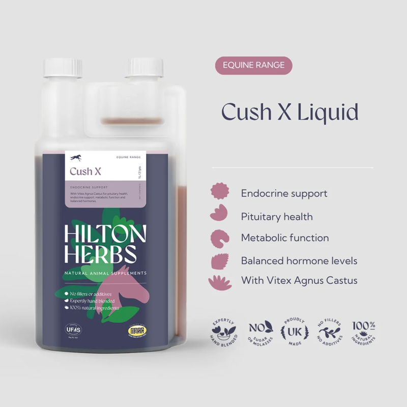 Hilton Herbs Cush X Endocrine System Liquid Supplement - 1L-2
