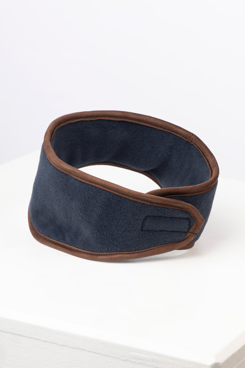 Rydale Ladies Huggate Fleece Headband - Marl Navy-2