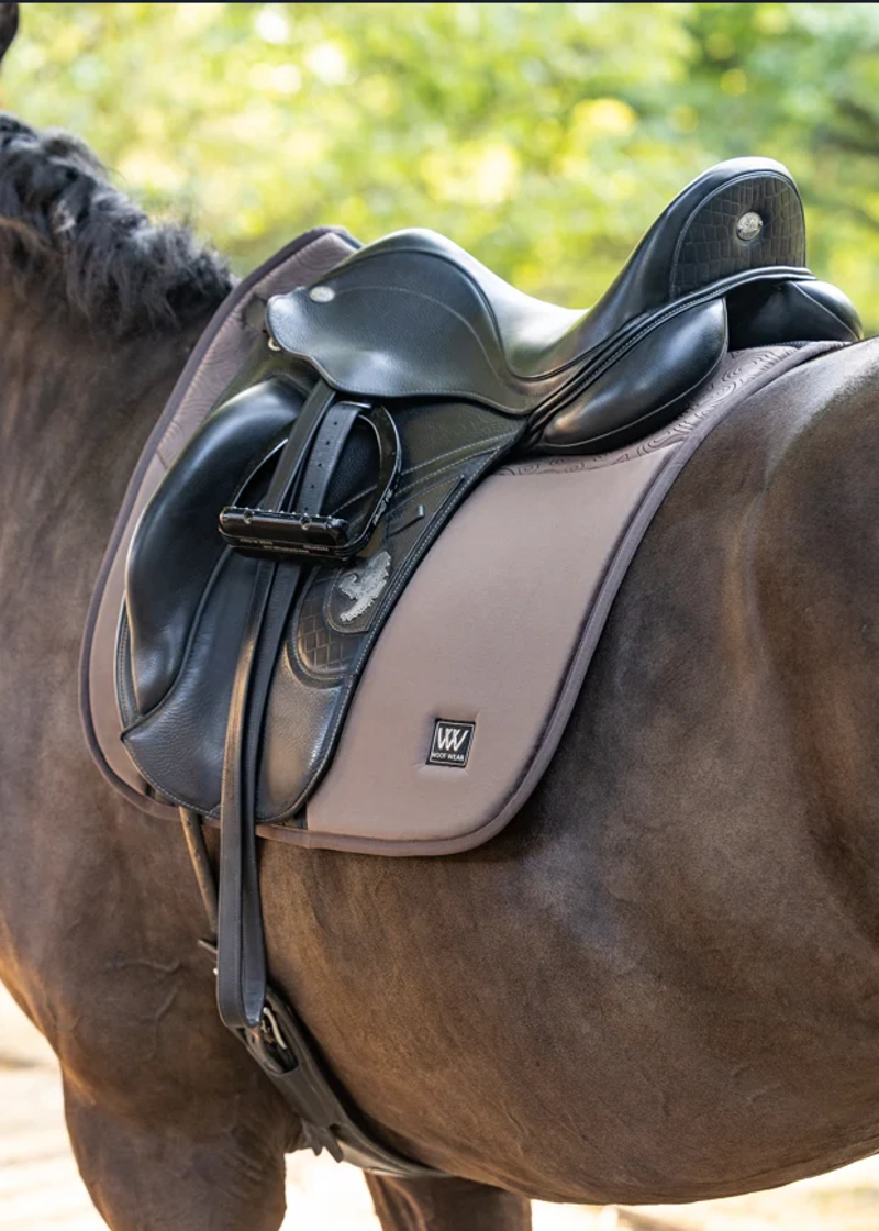Woof Wear Elite Comfort Dressage Saddlepad - Chocolate-1