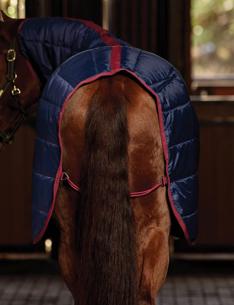 WeatherBeeta 220G Stable Rug Combo - Navy/Burgundy-1
