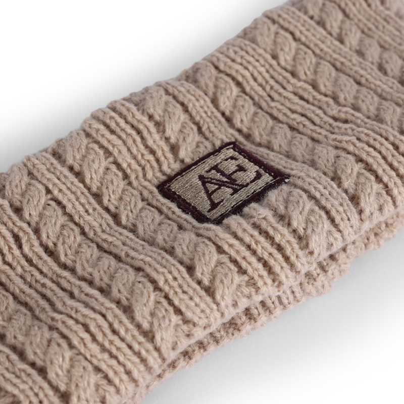 Shires Aubrion Equestrian Knit Head Band - Oat-1
