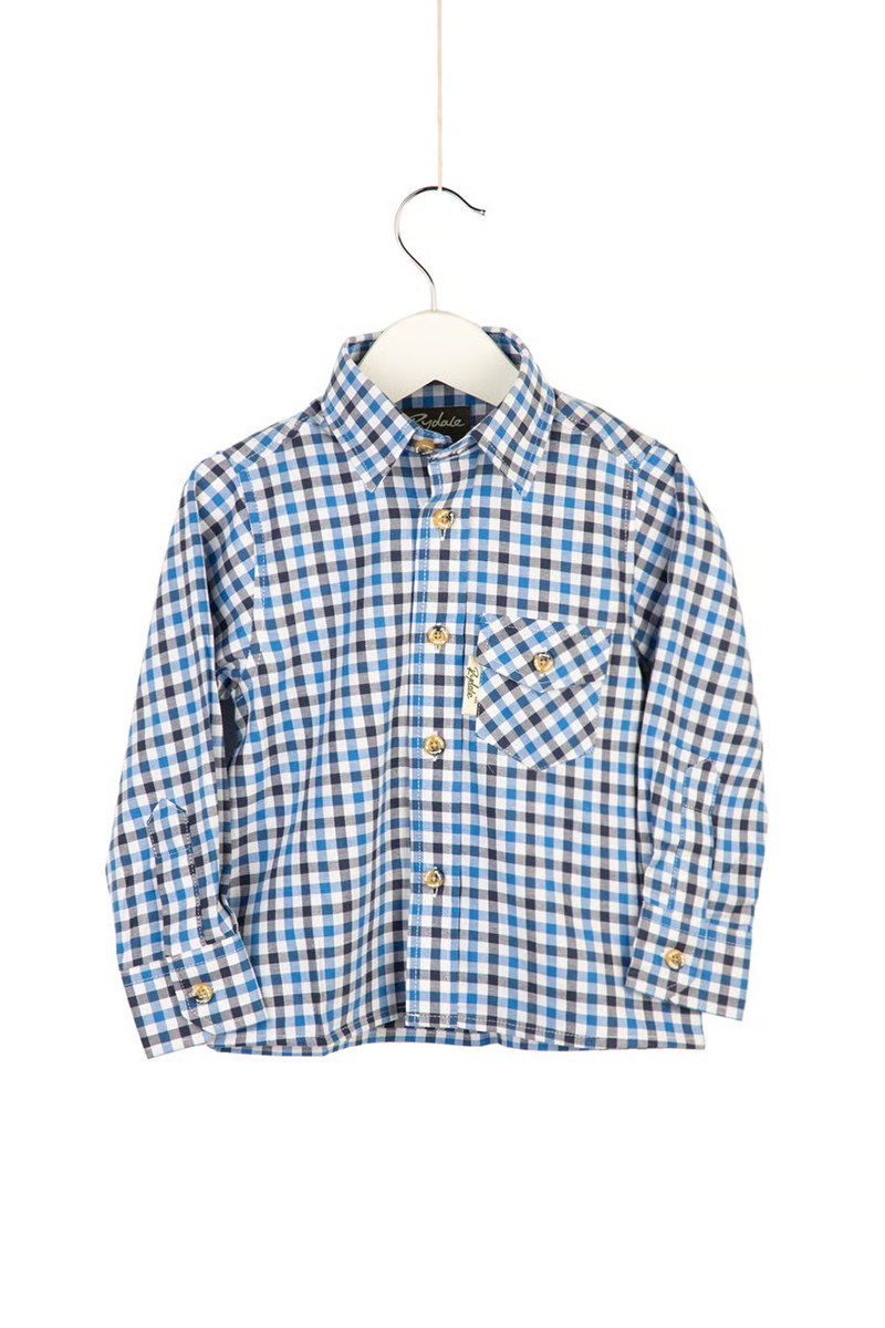 Rydale Boys Country Check Shirts - Richmond Navy/Blue-4