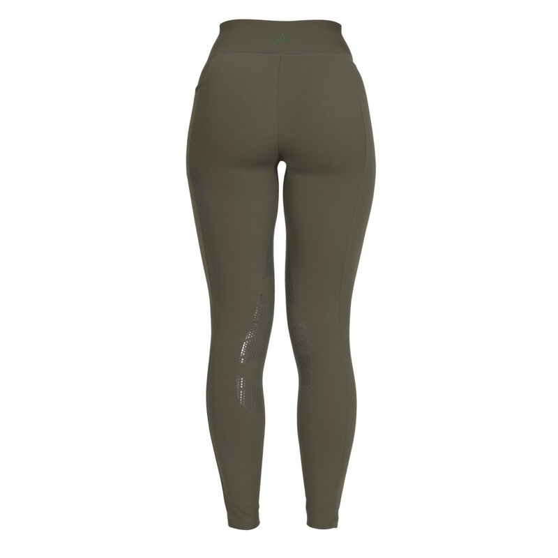 Shires Aubrion React Winter Tights - Khaki-3
