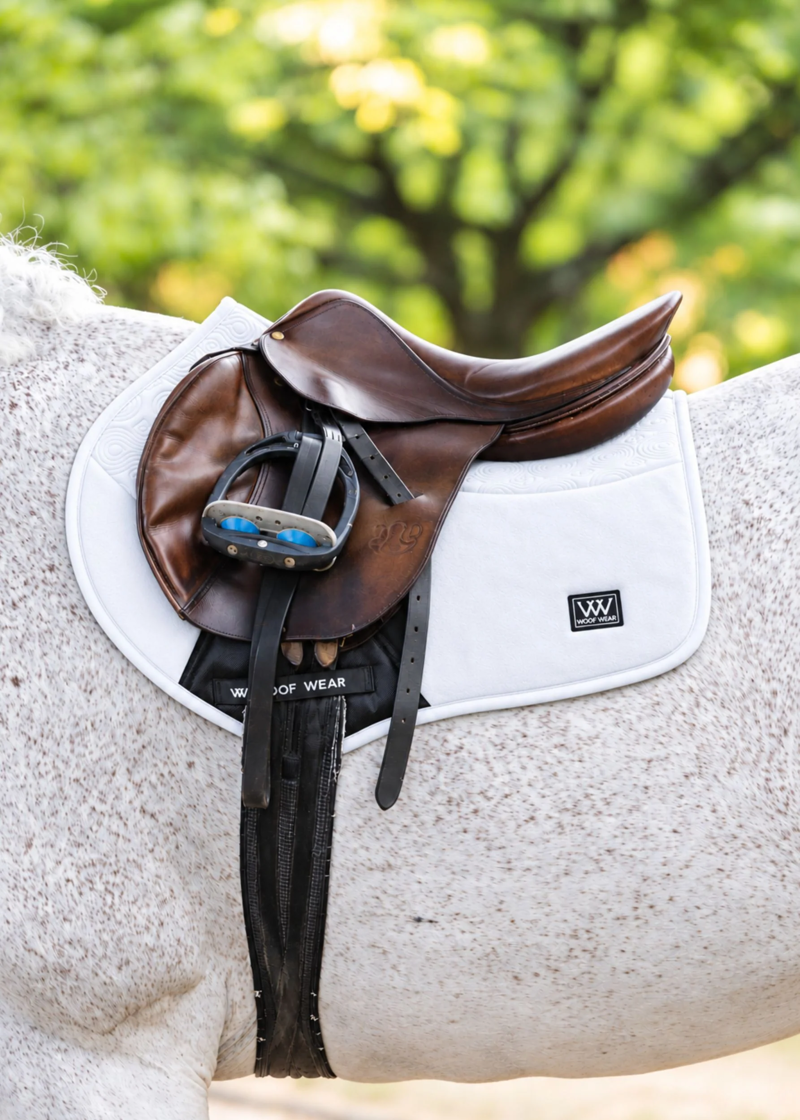 Woof Wear Elite Comfort CC Saddlepad - White-1
