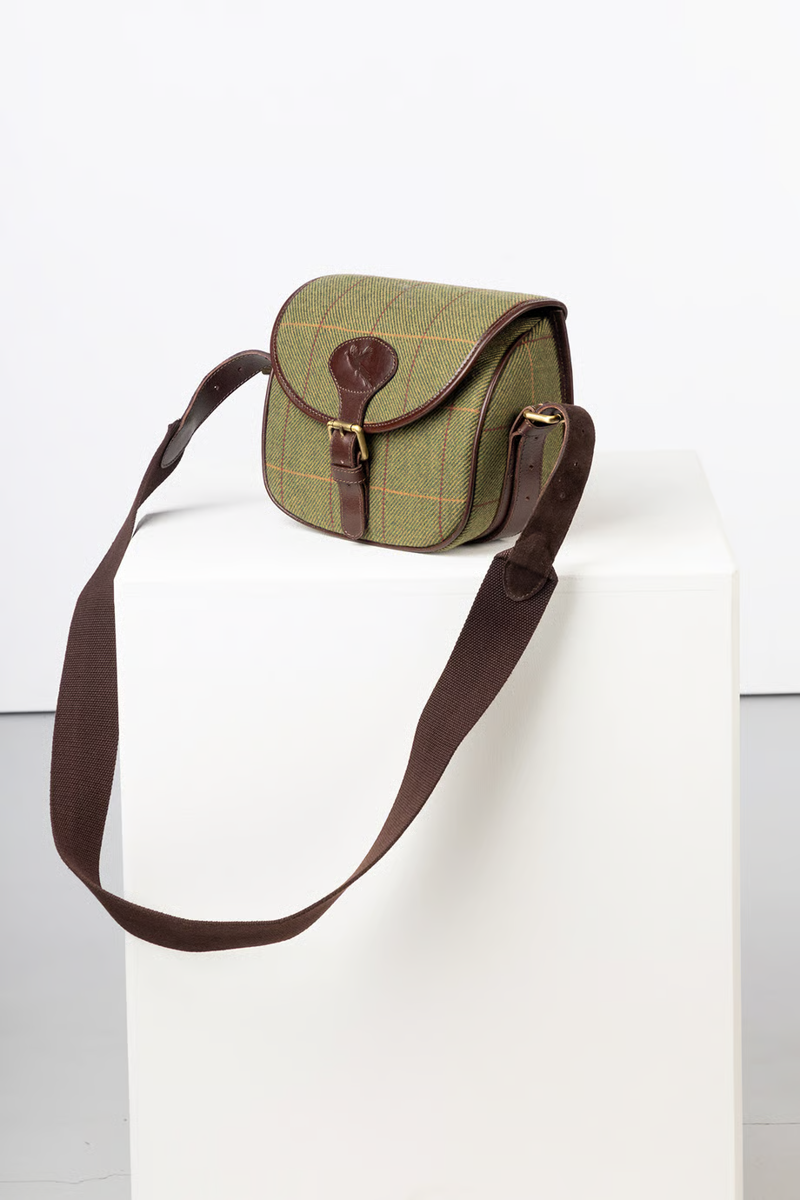 Rydale Tweed Danby Cartridge Bag - Derby Heathland-2