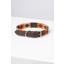 Rydale Polo Belt Dog Collar - Burnt Orange/Brown/Beige