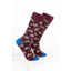 Rydale Men's Bamboo Rich Car Ankle Socks Pack of 10 - 4X4 Wine