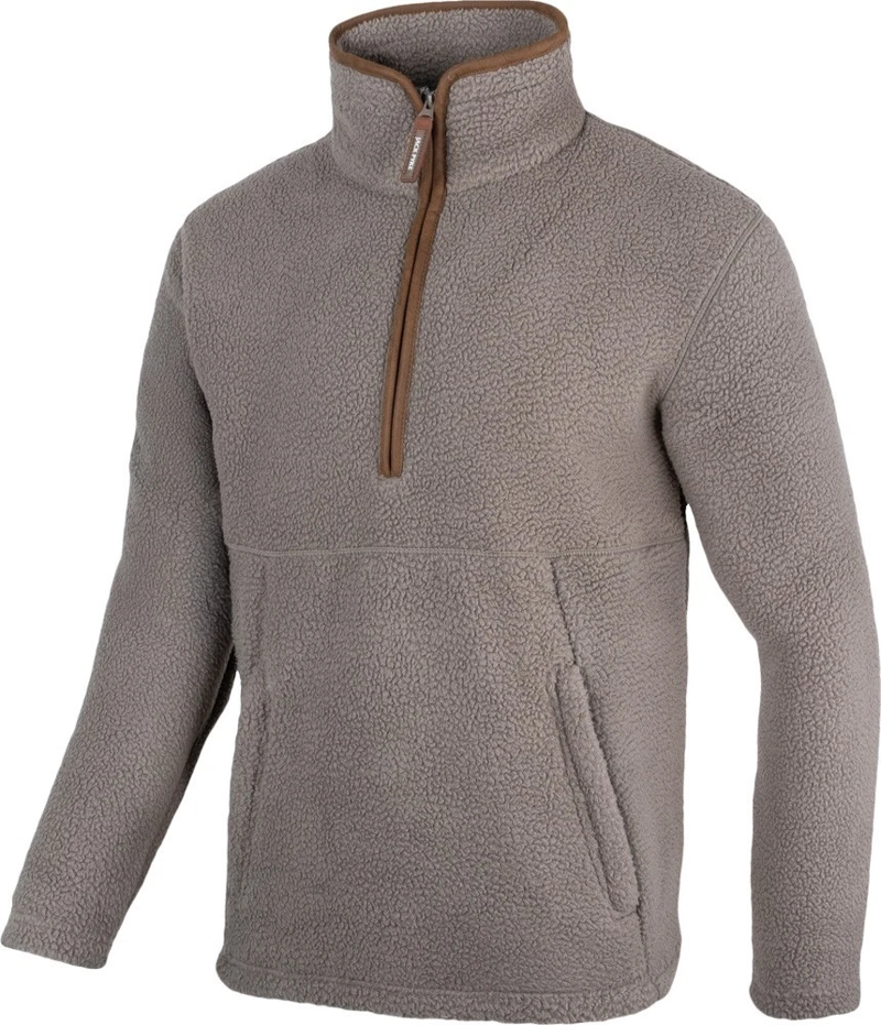 Jack Pyke Half Zip Sherpa Fleece Pullover - Shiitake-1