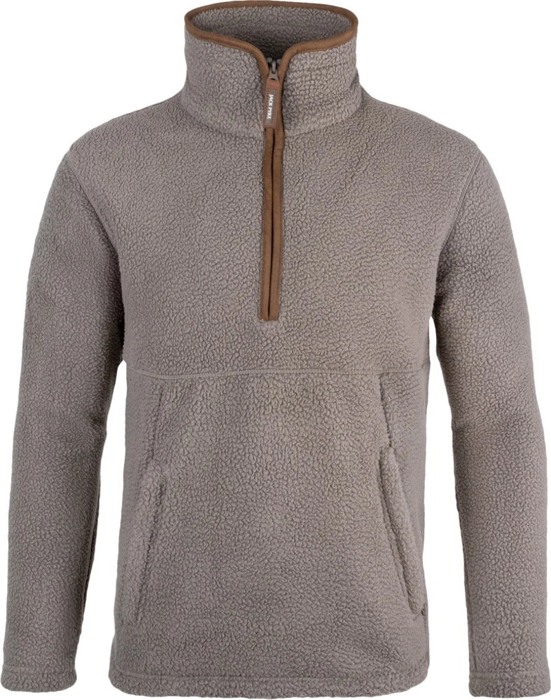 Jack Pyke Half Zip Sherpa Fleece Pullover - Shiitake