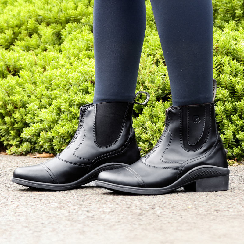 Brogini 471 Burleigh Easy-Care Sport Paddock Boots - Black-1