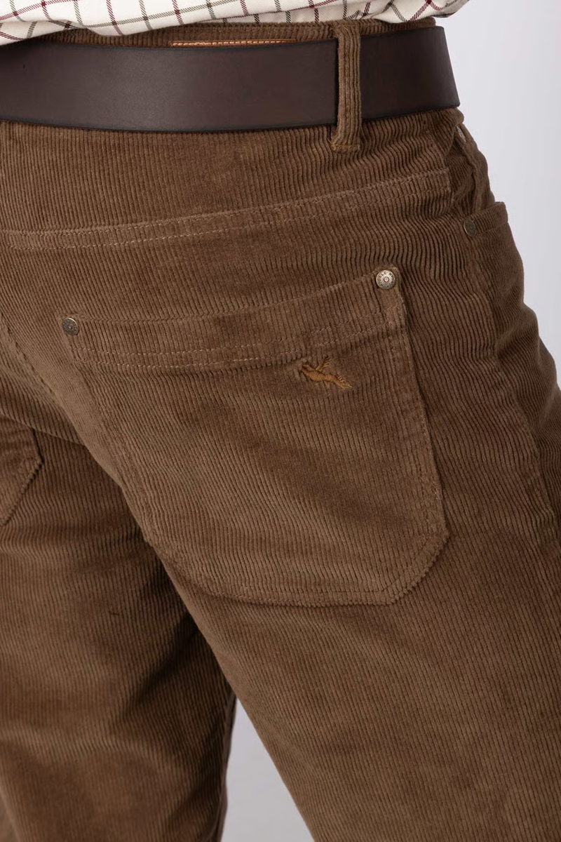 Rydale Men's Straight Leg Corduroy Trousers - Rupert - Sand-4