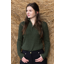 Rydale Ladies Emma Quarter Zip Cable Knit Jumper - Khaki