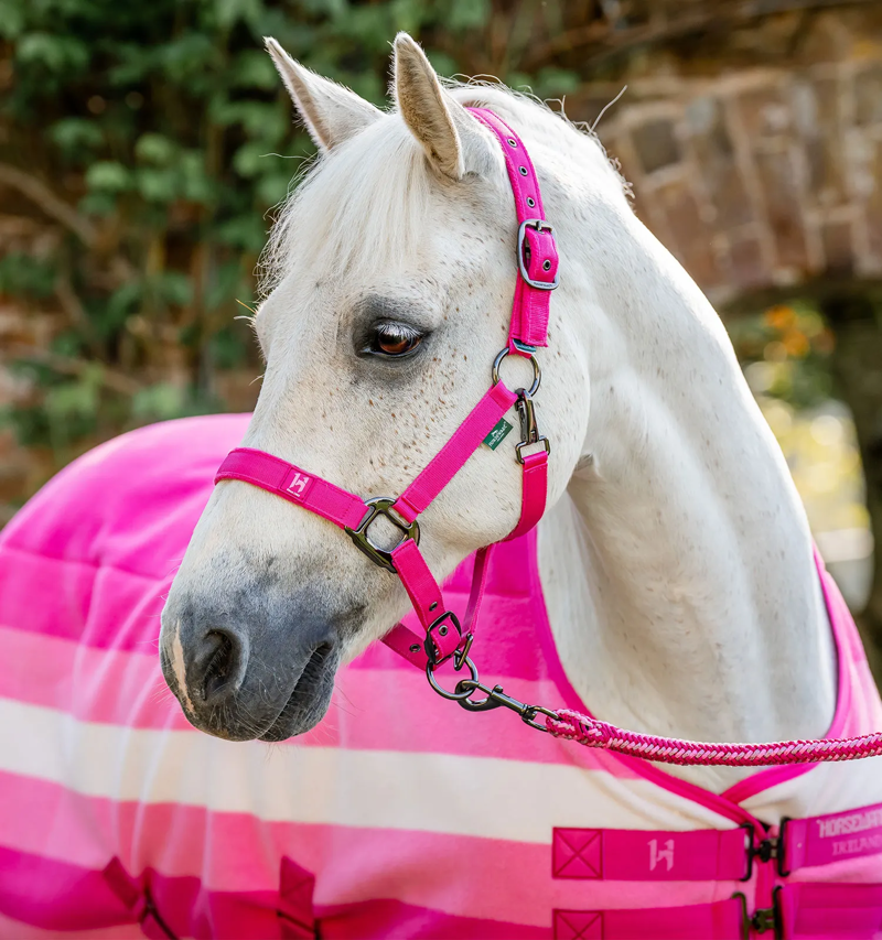 Horseware Ireland Newmarket Fleece Cooler Rug - Witney Pink-3