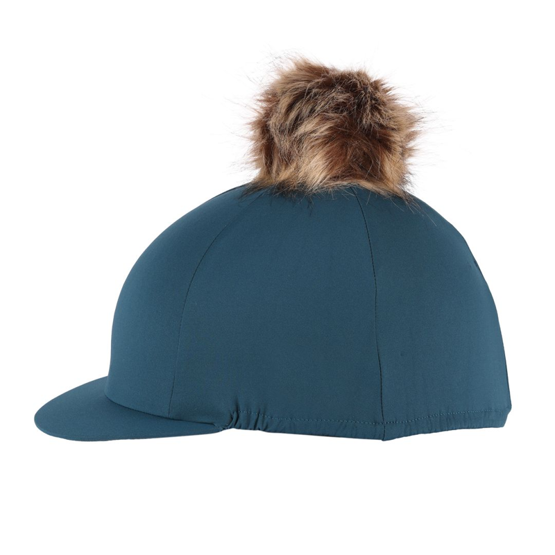 Shires Aubrion Equestrian Hat Cover - Estate Blue-1
