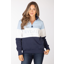 Rydale Byland Ladies Snaffle Sweatshirt - Navy/White/Soft Blue