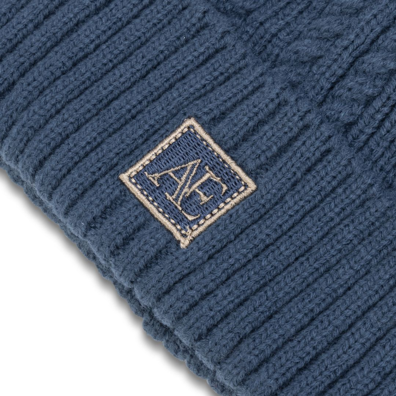 Shires Aubrion Equestrian Knit Hat - Estate Blue-1