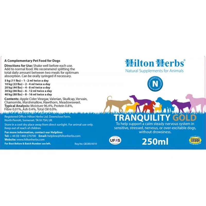 Hilton Herbs Tranquillity Gold Calming Supplement - 500ml-1