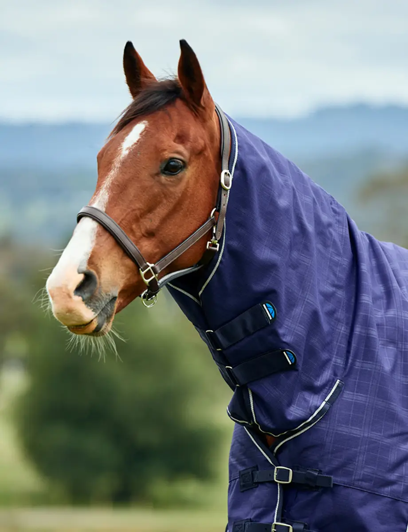 WeatherBeeta ComFiTec Prelim 100g Turnout Combo - Navy Embossed Plaid-7