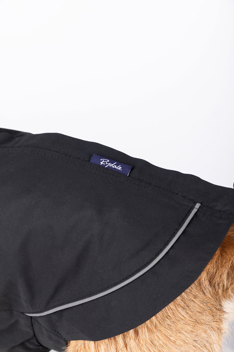 Rydale Yapham Dog Raincoats - Black-2