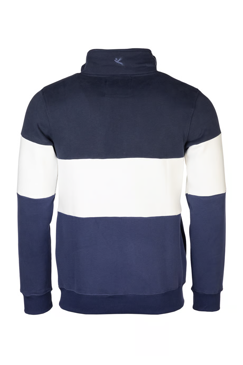 Rydale Men's Byland Sweatshirt - Rydale Navy/White/Denim-1