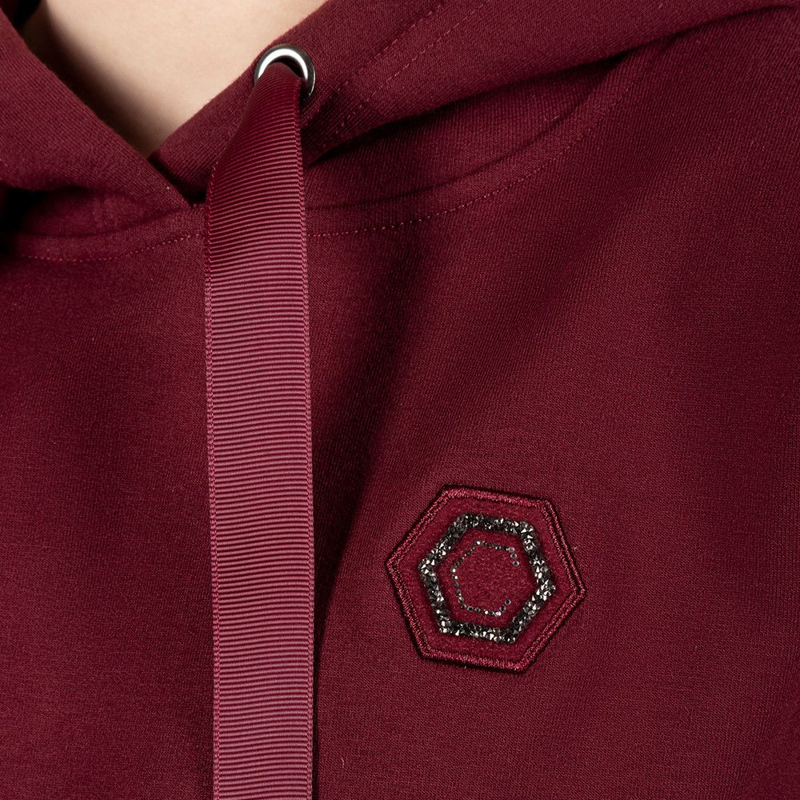Coldstream NG Childs Cheswick Diamante Hoodie - Windsor Wine-2